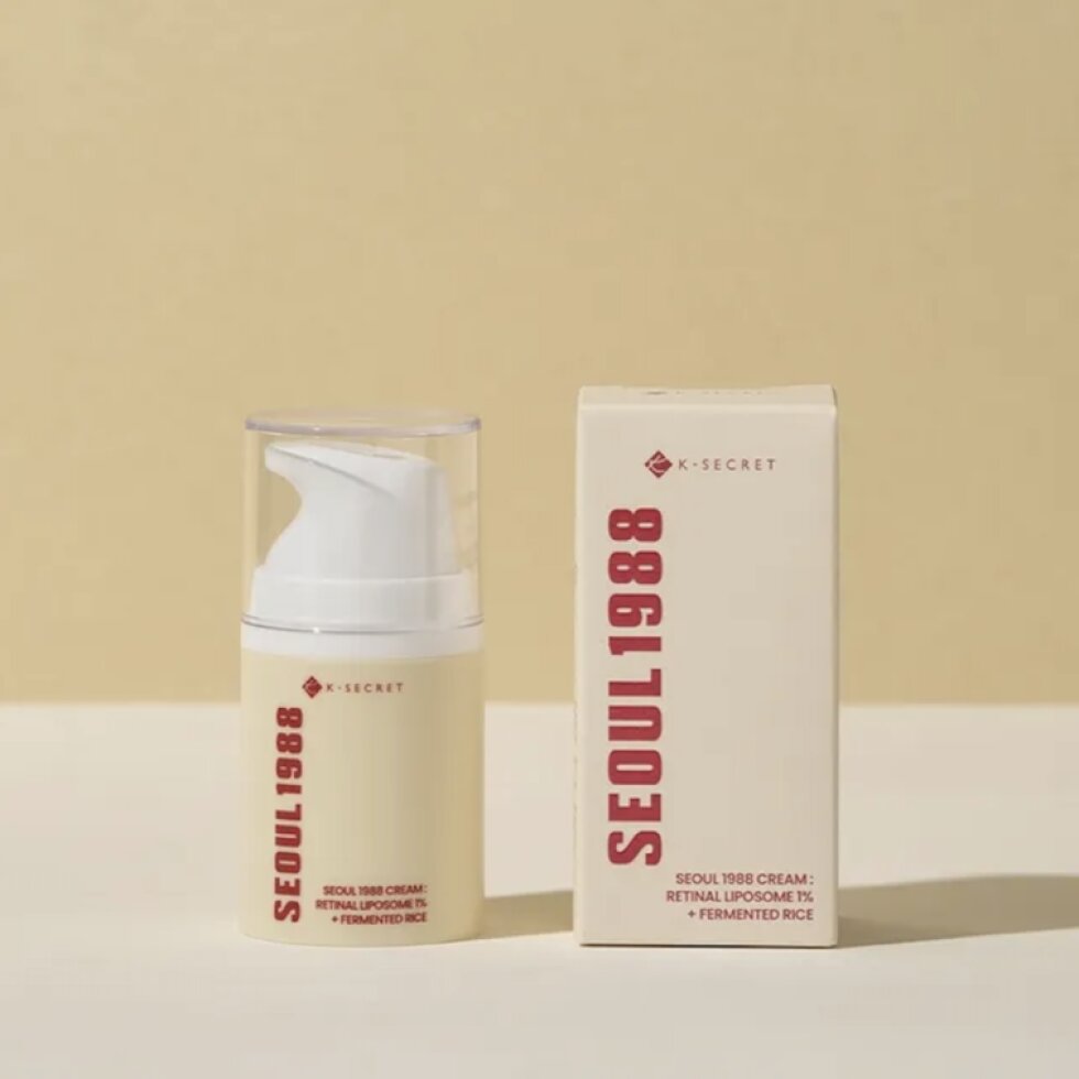 KSECRET - SEOUL 1988 Cream : Retinal Liposome 1% + Fermented Rice - Krém: 1% Retinal v liposomech + fermentovaná rýže - 50 ml
