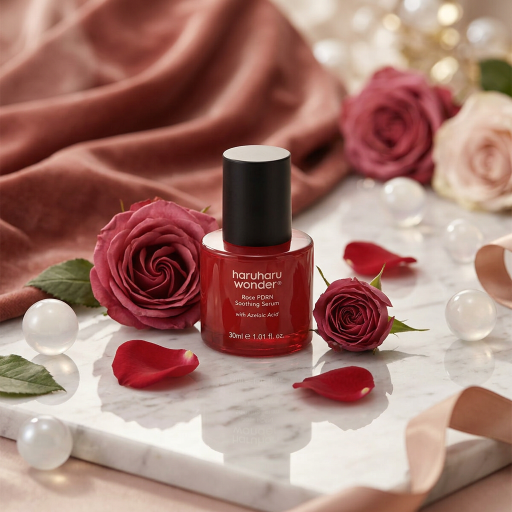 Haruharu WONDER - Rose PDRN Soothing Serum - Zklidňující sérum s PDRN - 30 ml