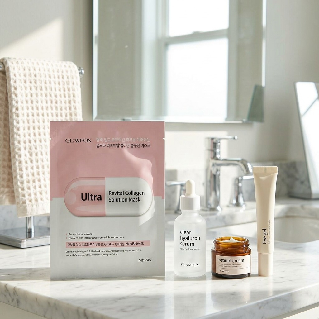 GLAMFOX - Ultra Revital Collagen Solution Mask - Revitalizační kolagenová maska - 25 g