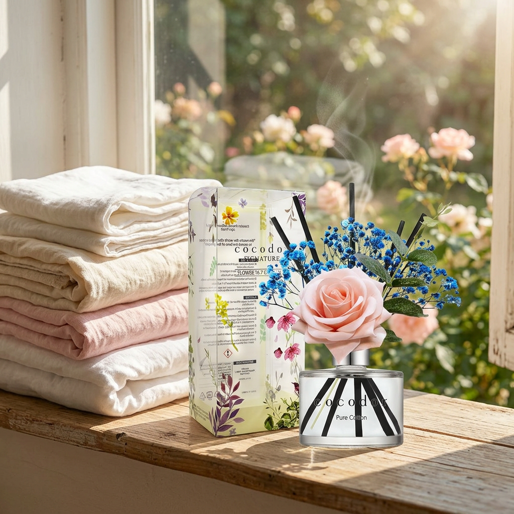 COCODOR - Rose Diffuser Pure Cotton - Difuzér s vůní čisté bavlny - 200 ml