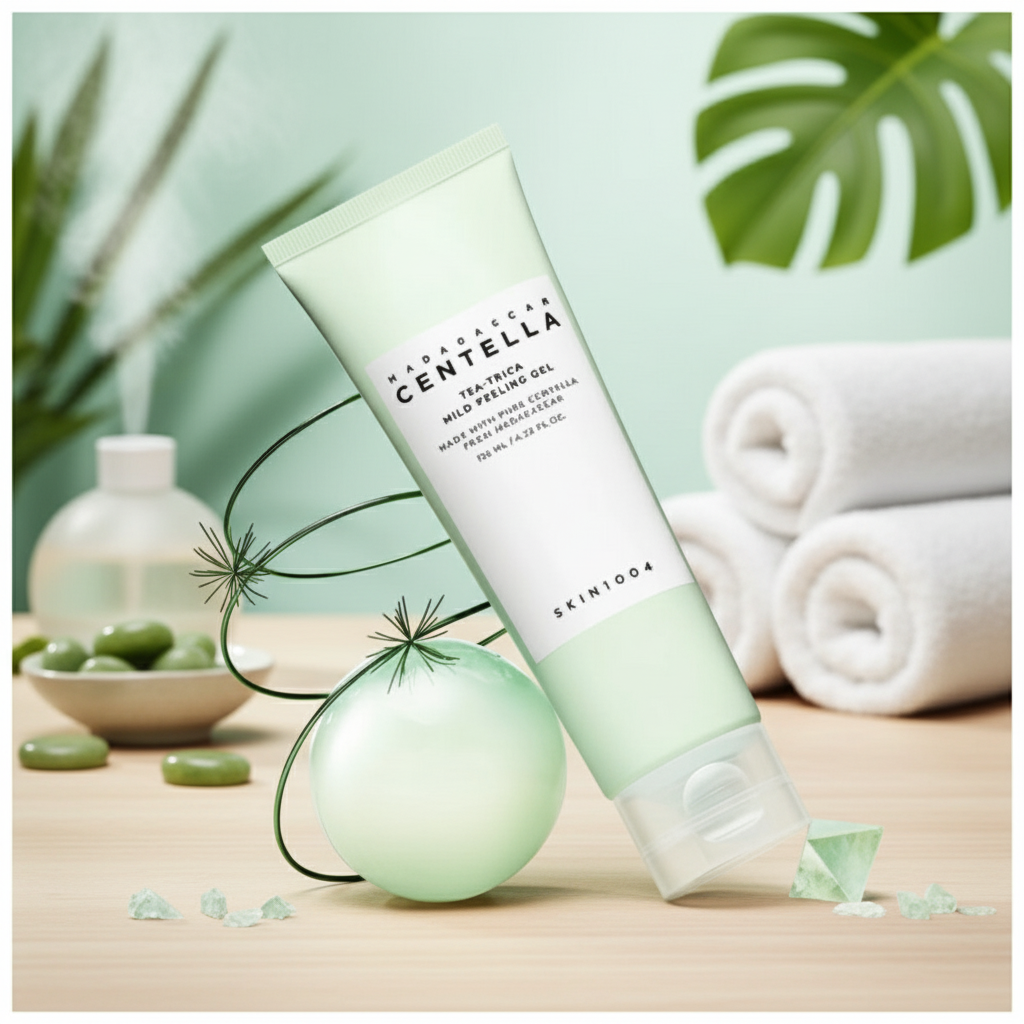 SKIN1004 - Madagascar Centella Tea-Trica Mild Peeling Gel - Jemný peelingový gel s centellou a tea tree - 125 ml