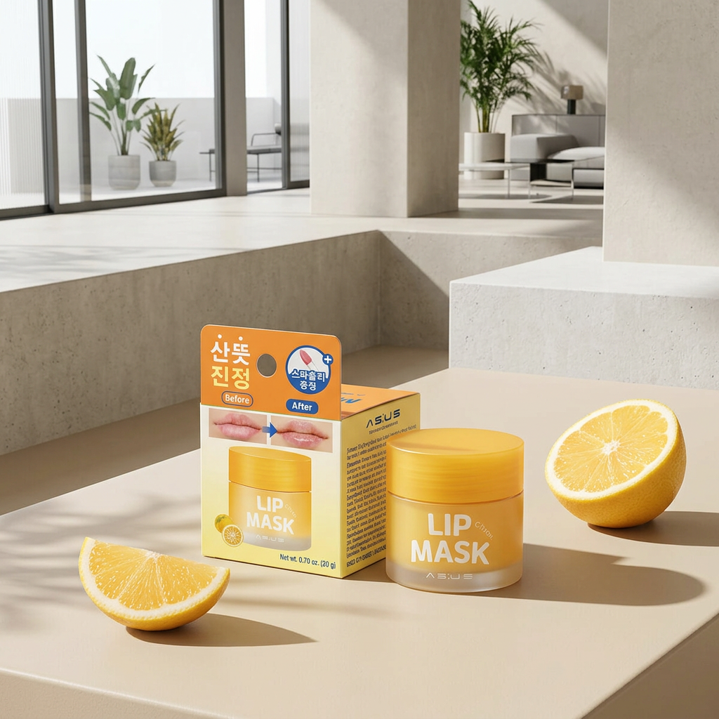 AS:US - Lip Mask Lemon - Vyživující maska na rty s citronovou vůní - 20 g