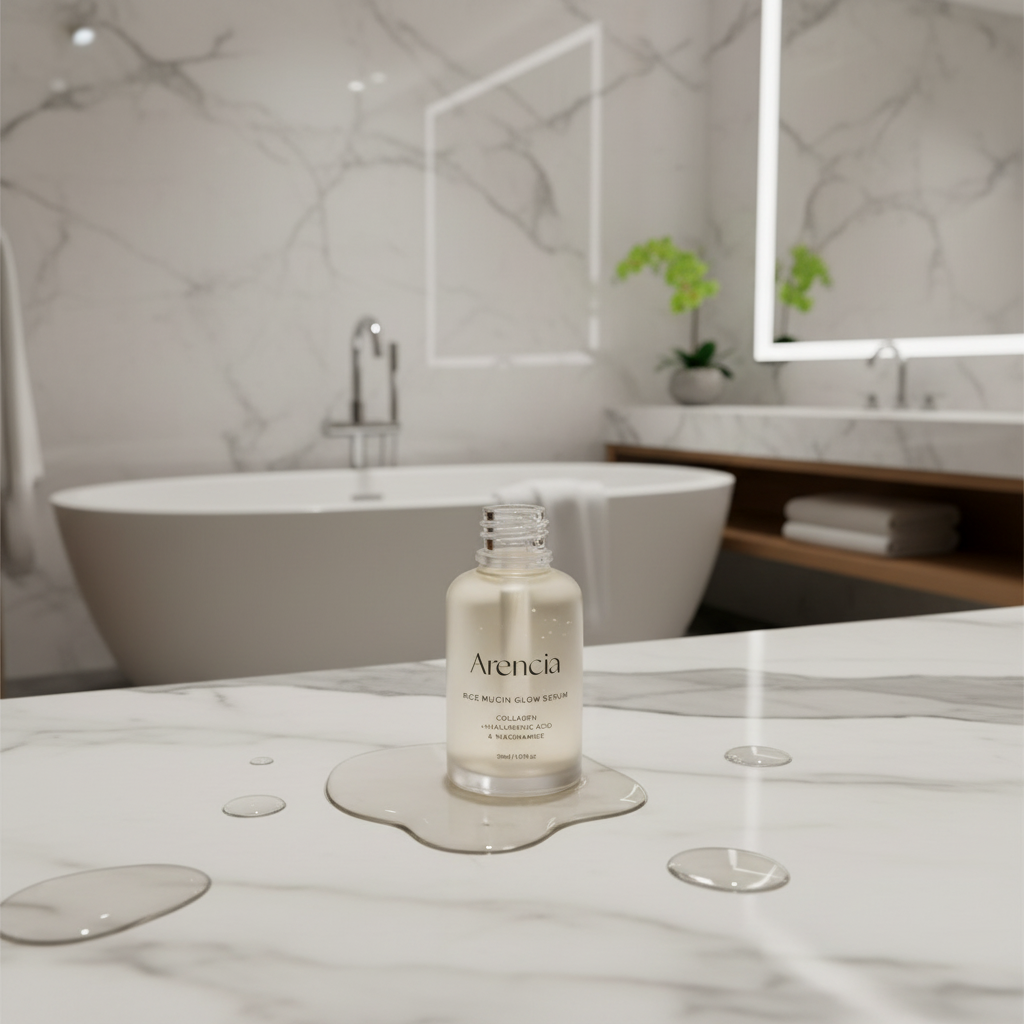 ARENCIA - Rice Mucin Glow Serum - Rozjasňující sérum s fermentovanou rýží - 30 ml