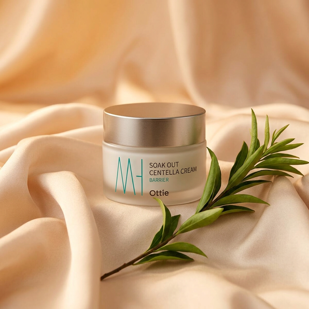 OTTIE - Soak Out Centella Cream - Zklidňující ochranný krém - 50 ml