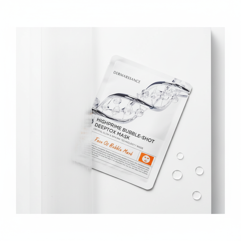 DERMARSSANCE - Bubble-shot Deeptox Mask - Hloubkově detoxikační bublinková maska - 1ks