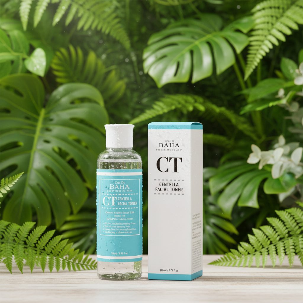 COS DE BAHA - Centella Facial Toner - Pleťové tonikum s pupečníkem asijským - 200 ml