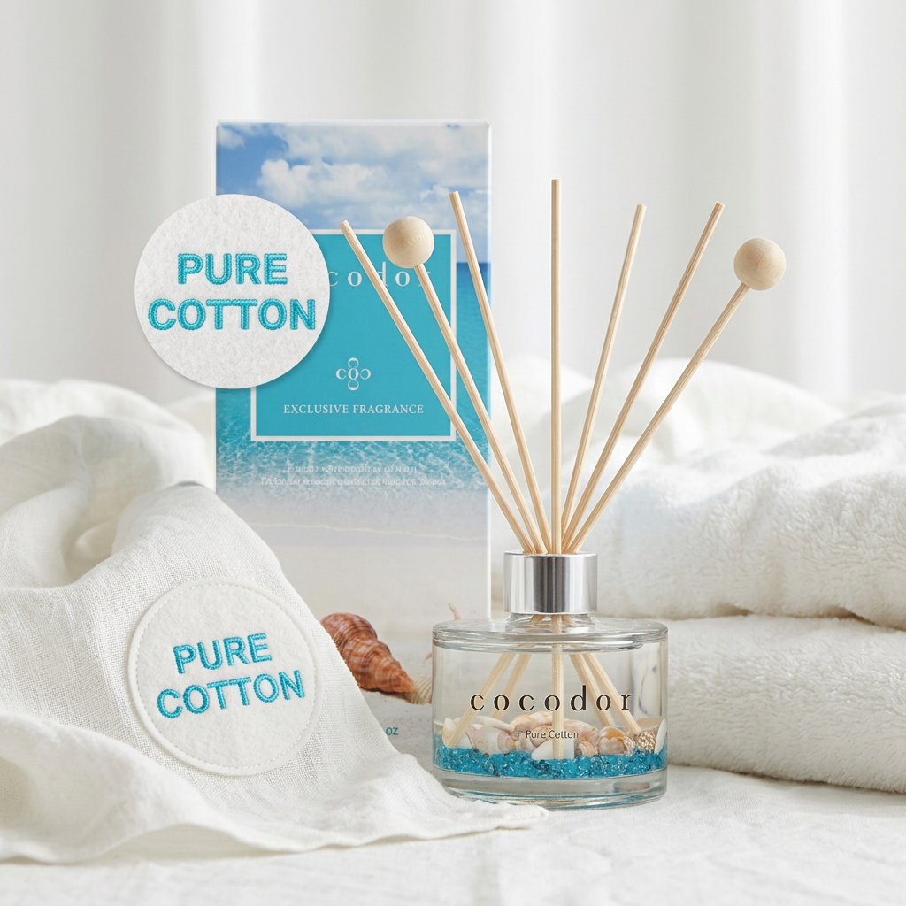 COCODOR - Aqua Diffuser Pure Cotton - Difuzér s vůní čisté bavlny - 190 ml