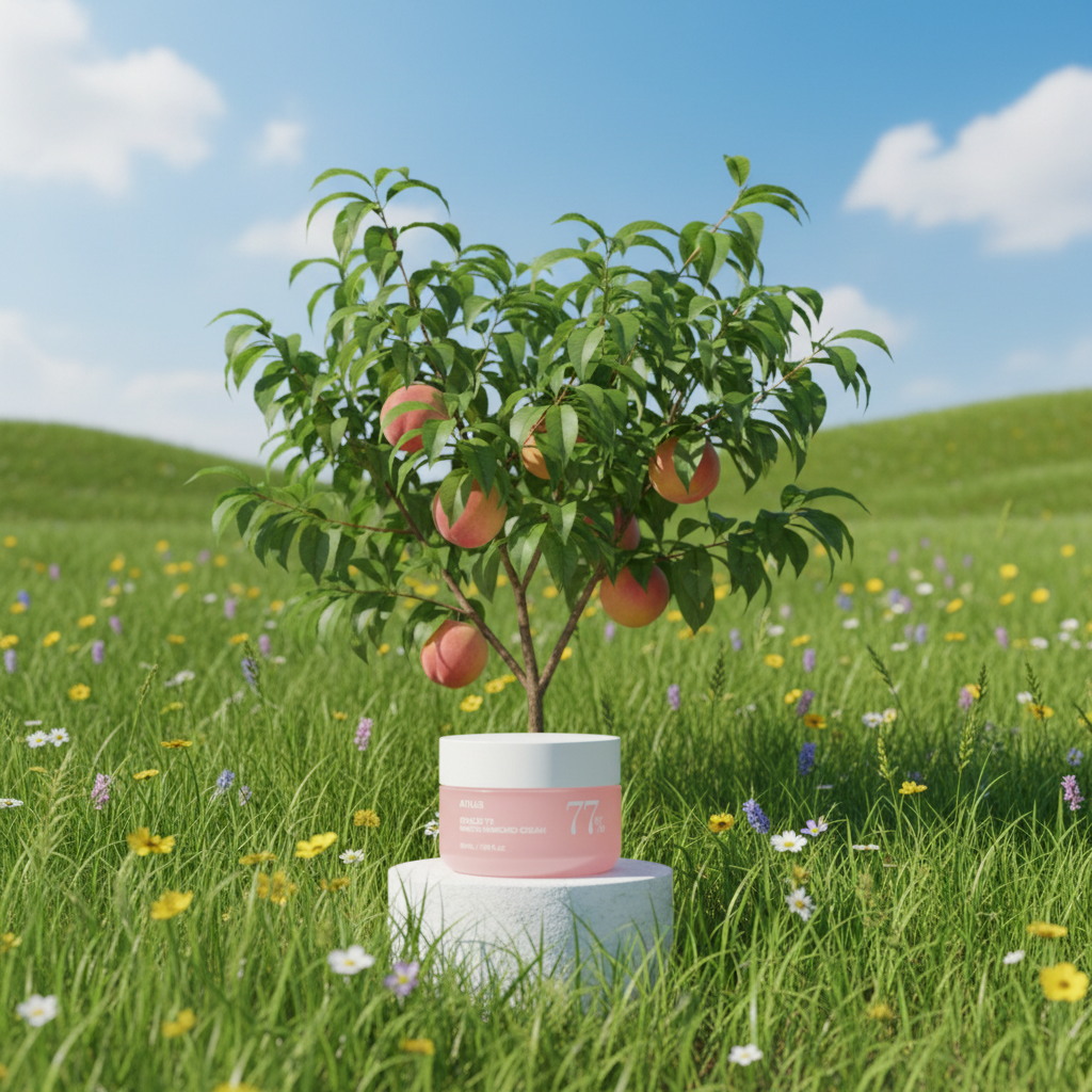 ANUA - Peach 77% Niacin Enriched Cream - Hydratační krém na obličej se 77 % broskvového extraktu - 50 ml