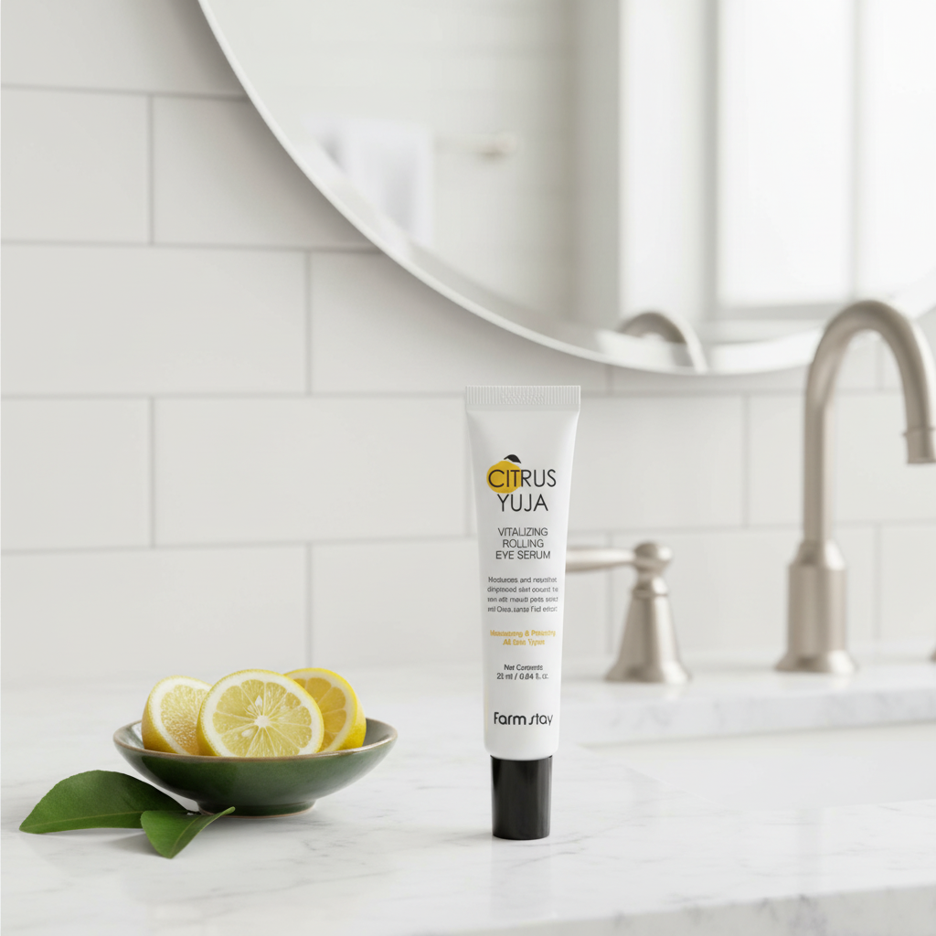 Farm Stay - Citrus Yuja Vitalizing Rolling Eye Serum - Rozjasňující a hydratační roll-on oční sérum - 25 ml