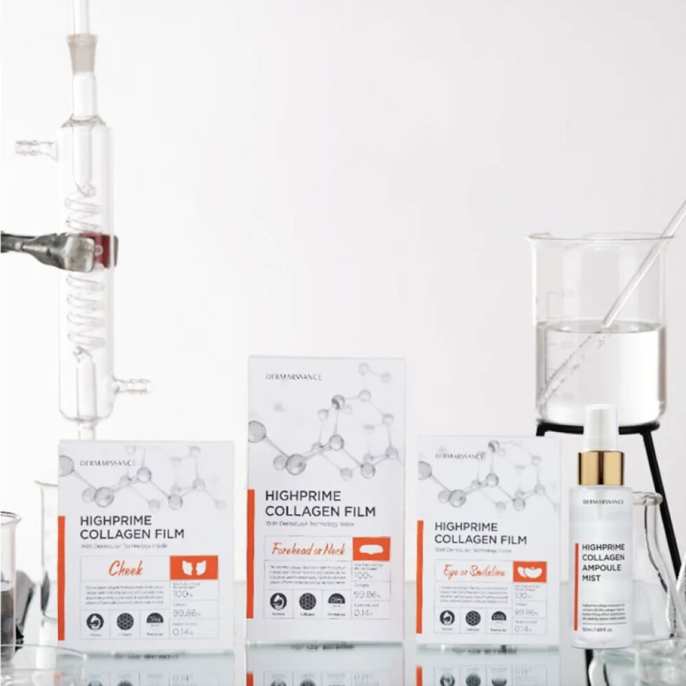 DERMARSSANCE - Highprime Collagen Flim set - SADA 15 kusů masek plus MLHA