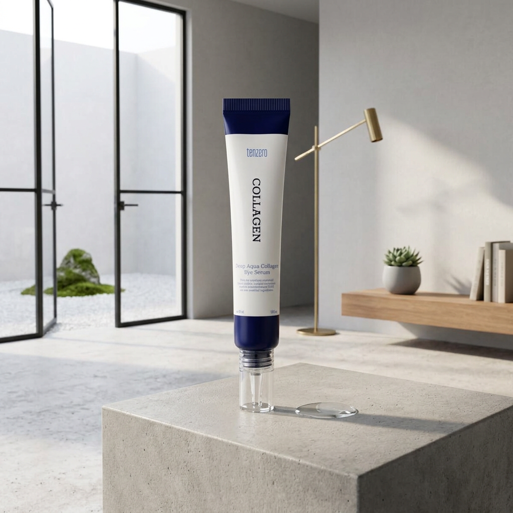 TENZERO - Deep Aqua Collagen Eye Serum 2X - Hloubkově hydratační kolagenové oční sérum - 30 ml