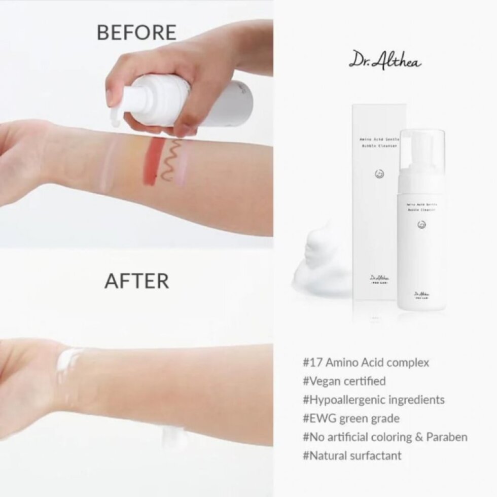 Dr. Althea - Amino Acid Gentle Bubble Cleanser - Jemný pěnový cleanser - 140 ml
