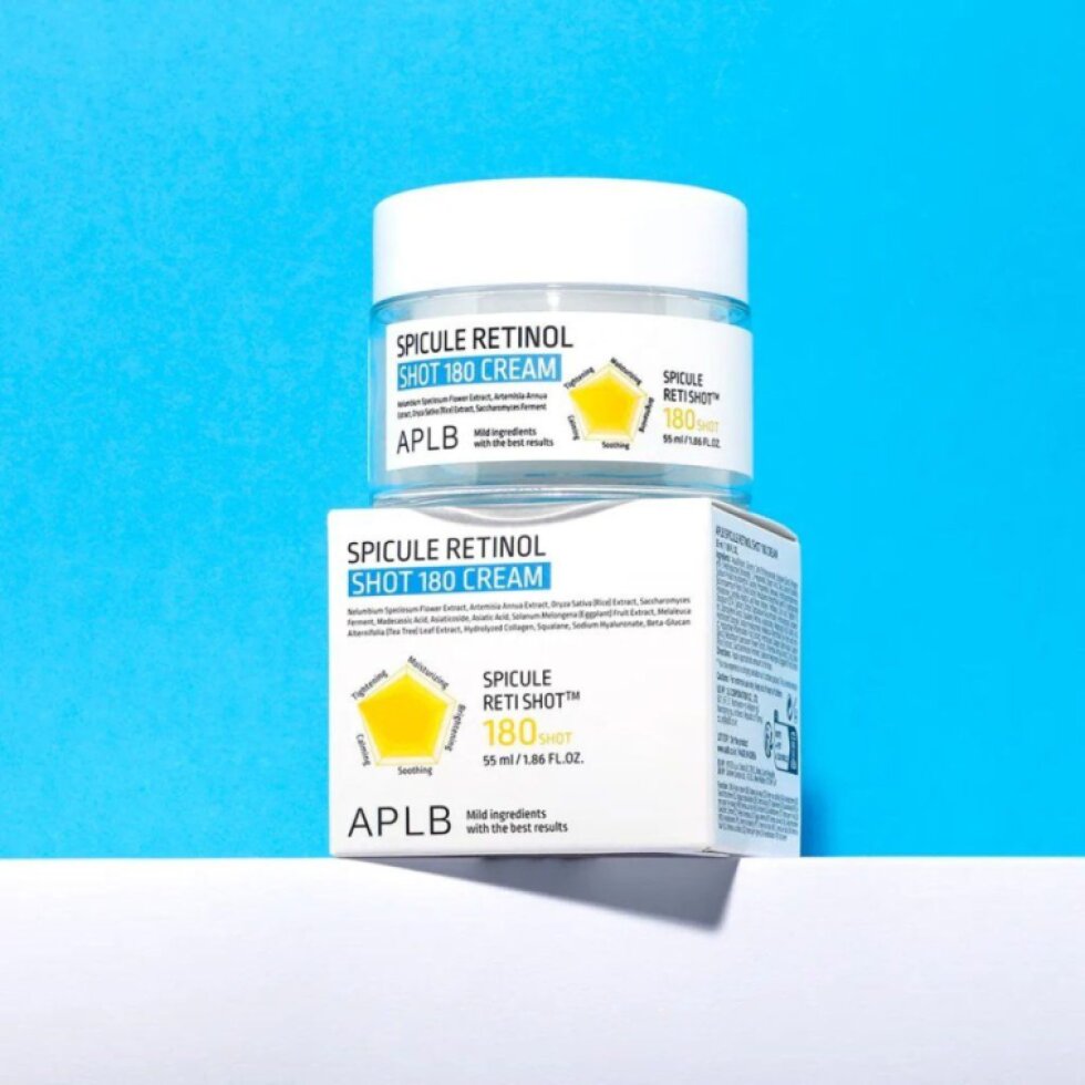 APLB - Spicule Retinol Shot 180 Cream - Mikrojehličkový retinolový krém - 55 ml