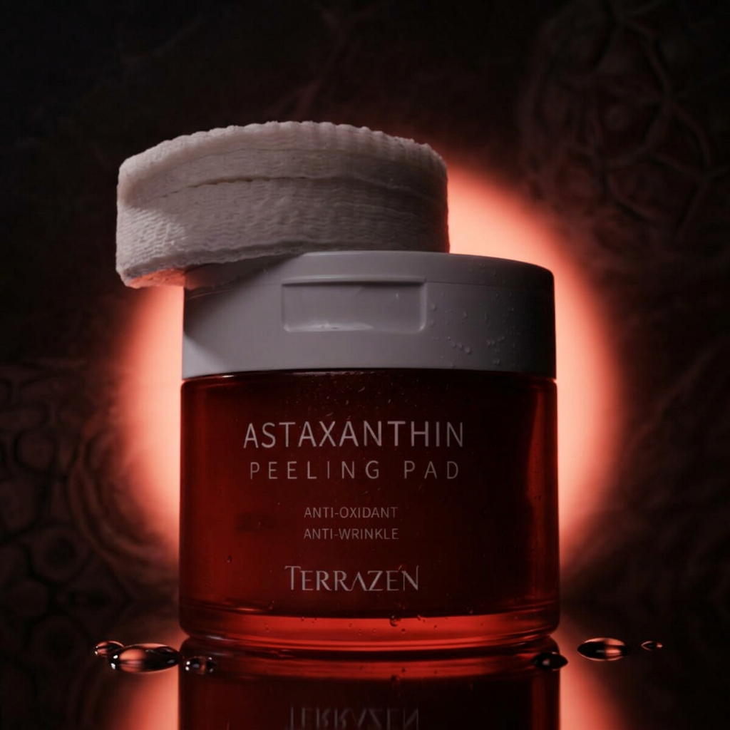 TERRAZEN - Astaxanthin Peeling Pad - Antioxidantní peelingové tampónky s astaxanthinem - 175g