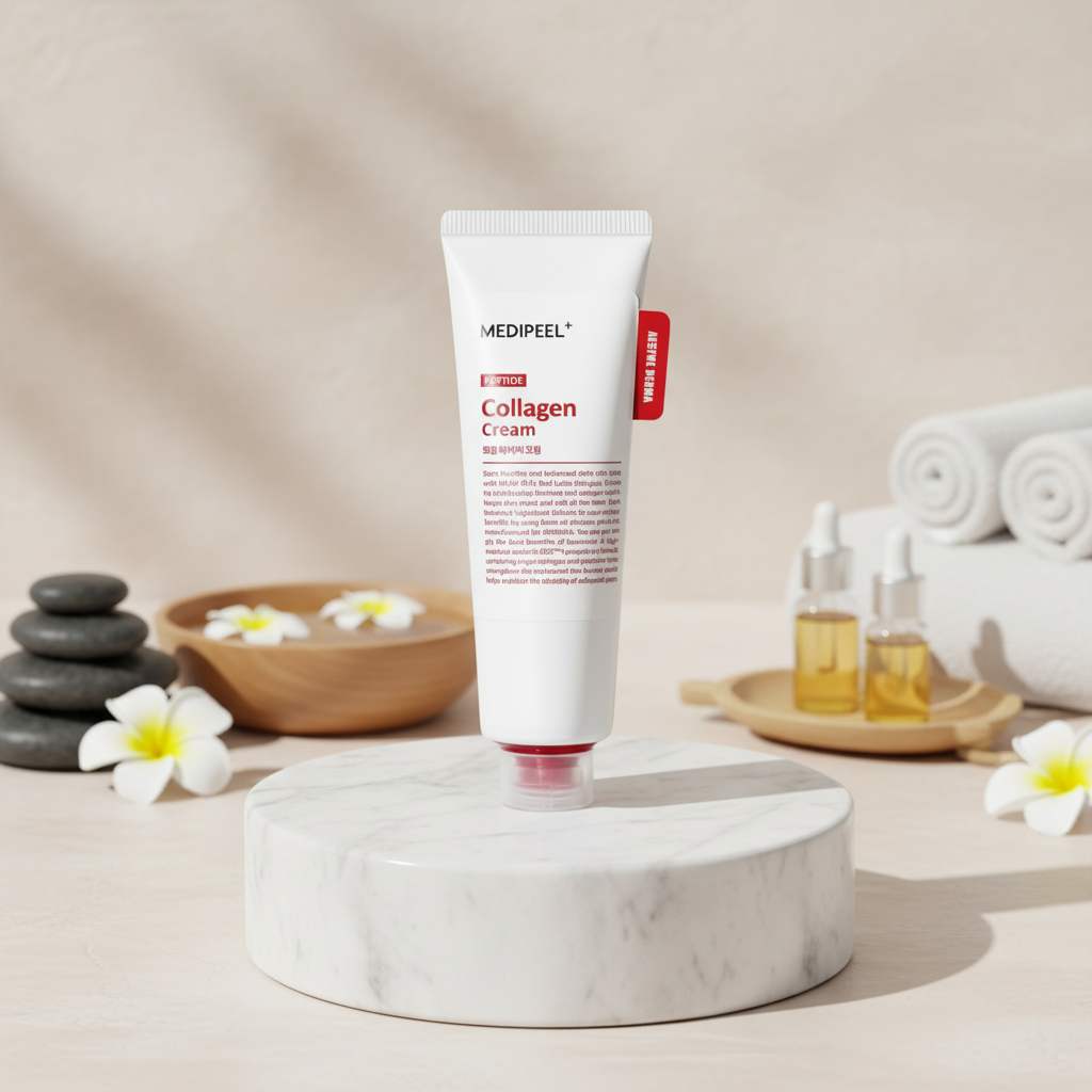 MEDI-PEEL - Red Lacto Peptide Collagen Barrier Cream - Kolagenový krém pro celkové zlepšení pleti - 80 ml