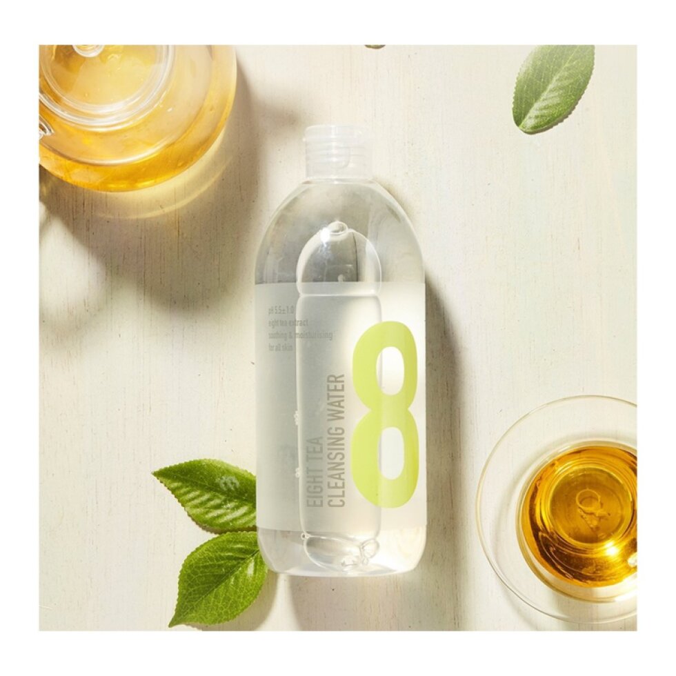 B.O.M. - Eight Tea Cleansing Water - Čisticí pleťová voda s extrakty z čajovníku - 500 ml