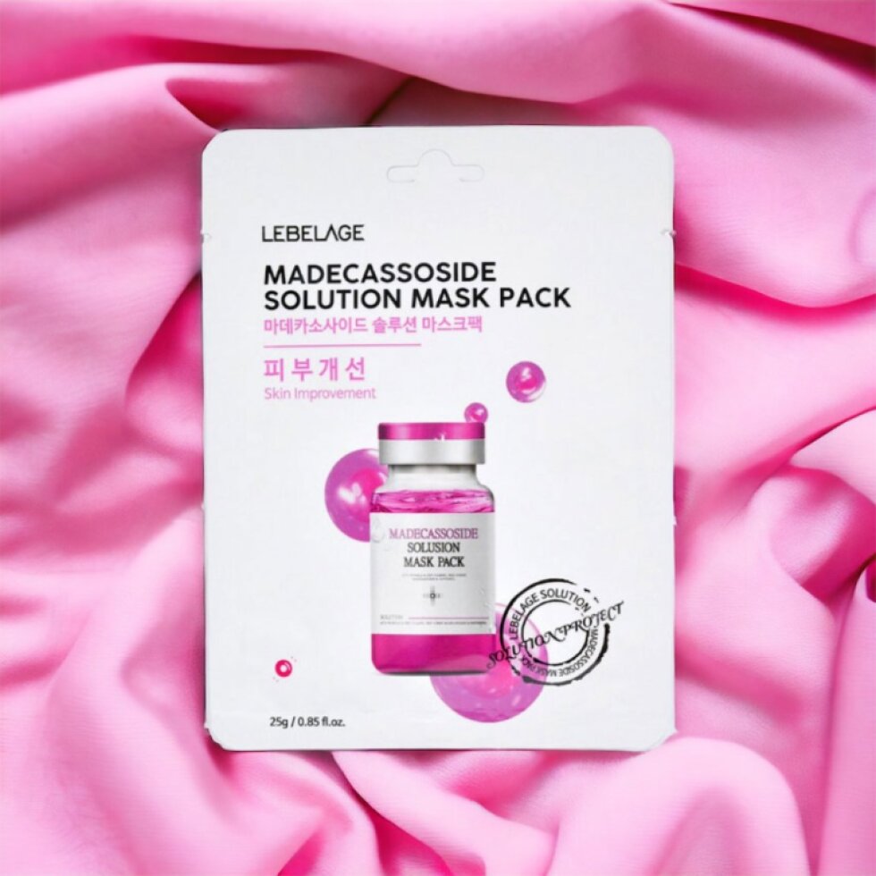 LEBELAGE - Madecassoside Solution Mask Pack - Obnovující plátýnková maska - 25 g