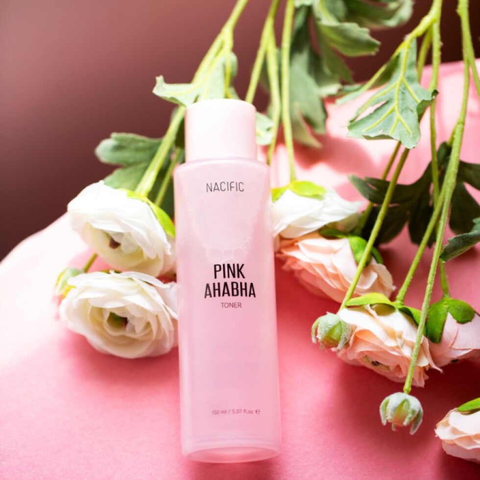 NACIFIC - Pink AHABHA Toner - Rozjasňující pleťový toner s AHA a BHA kyselinami - 150 ml