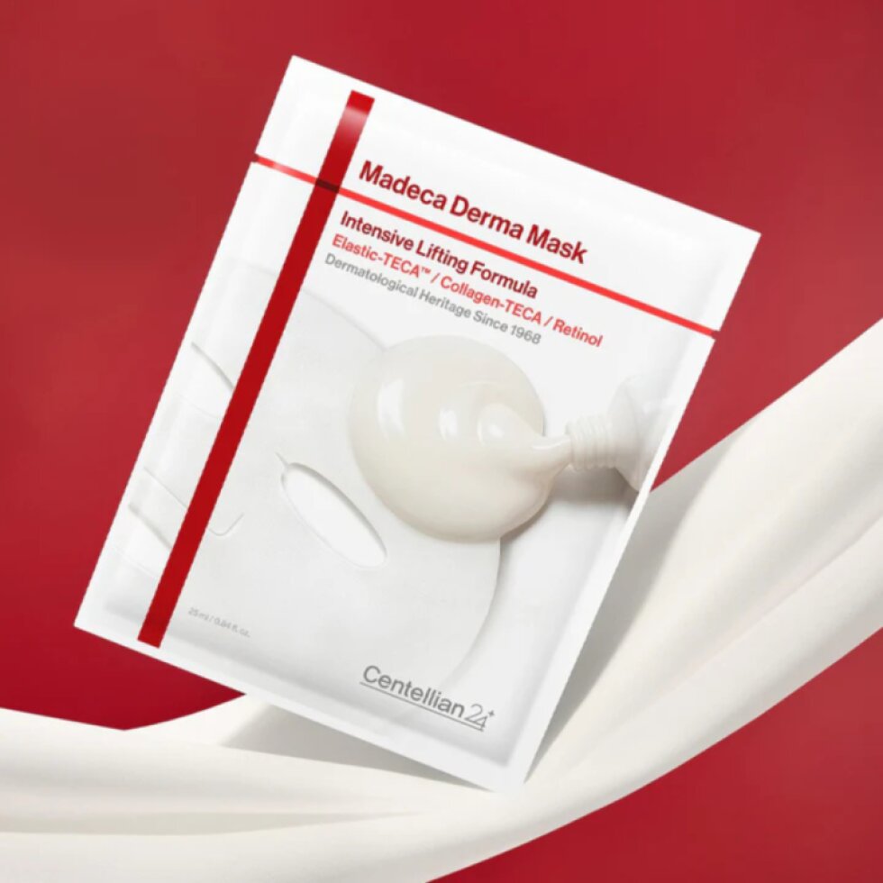 Centellian24 - Madeca Derma Mask Intensive Lifting Formula - Luxusní plátýnková maska zaměřená na zpevnění, hydrataci a výživu - 25 ml