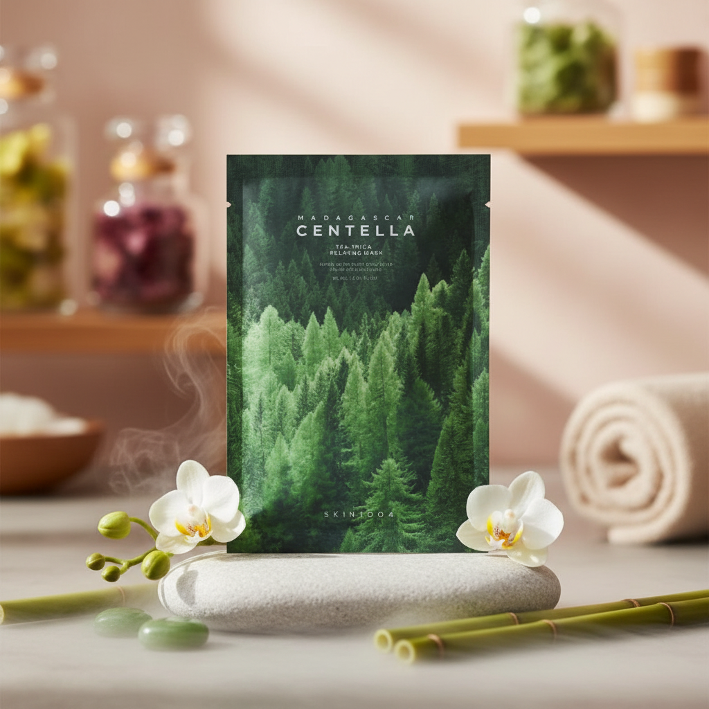 SKIN1004 - Madagascar Centella Tea-Trica Relaxing Mask - Zklidňující maska s centellou a tea tree - 23 ml