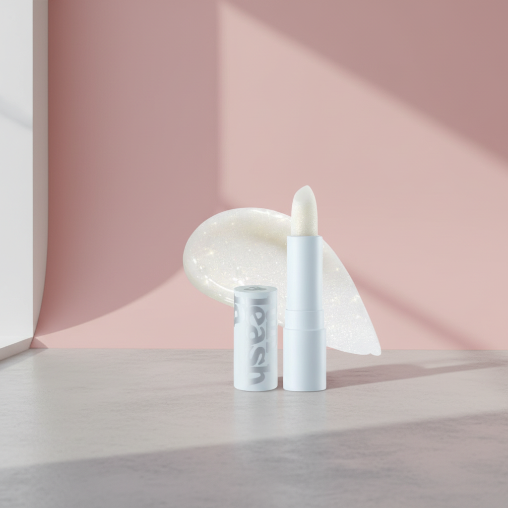 UNLEASHIA - Glacier Vegan Lip Balm - Veganský balzám na rty v odstínu SNOW FROST - 19 g