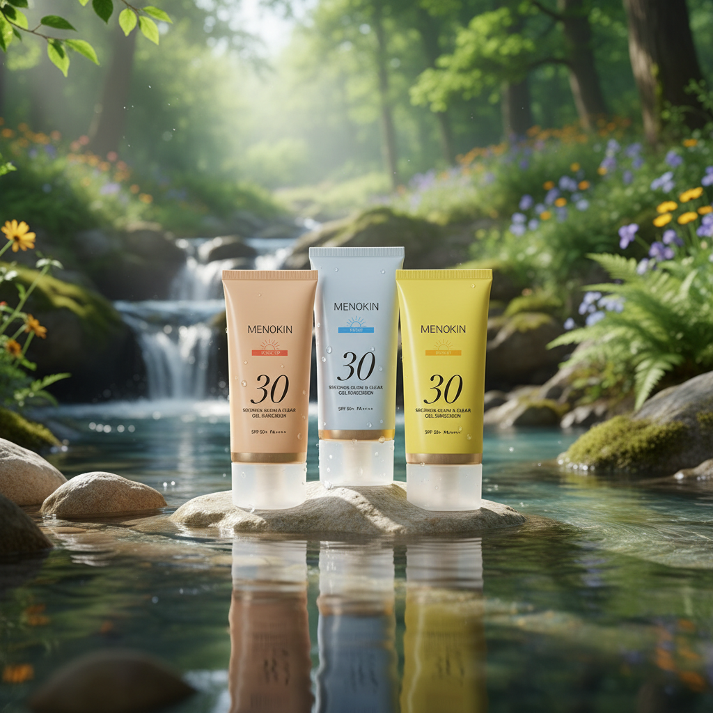 MENOKIN - 30 Seconds Glow & Clear Gel Sunscreen MOIST - 30sekundový hydratační gelový opalovací krém - 50 ml