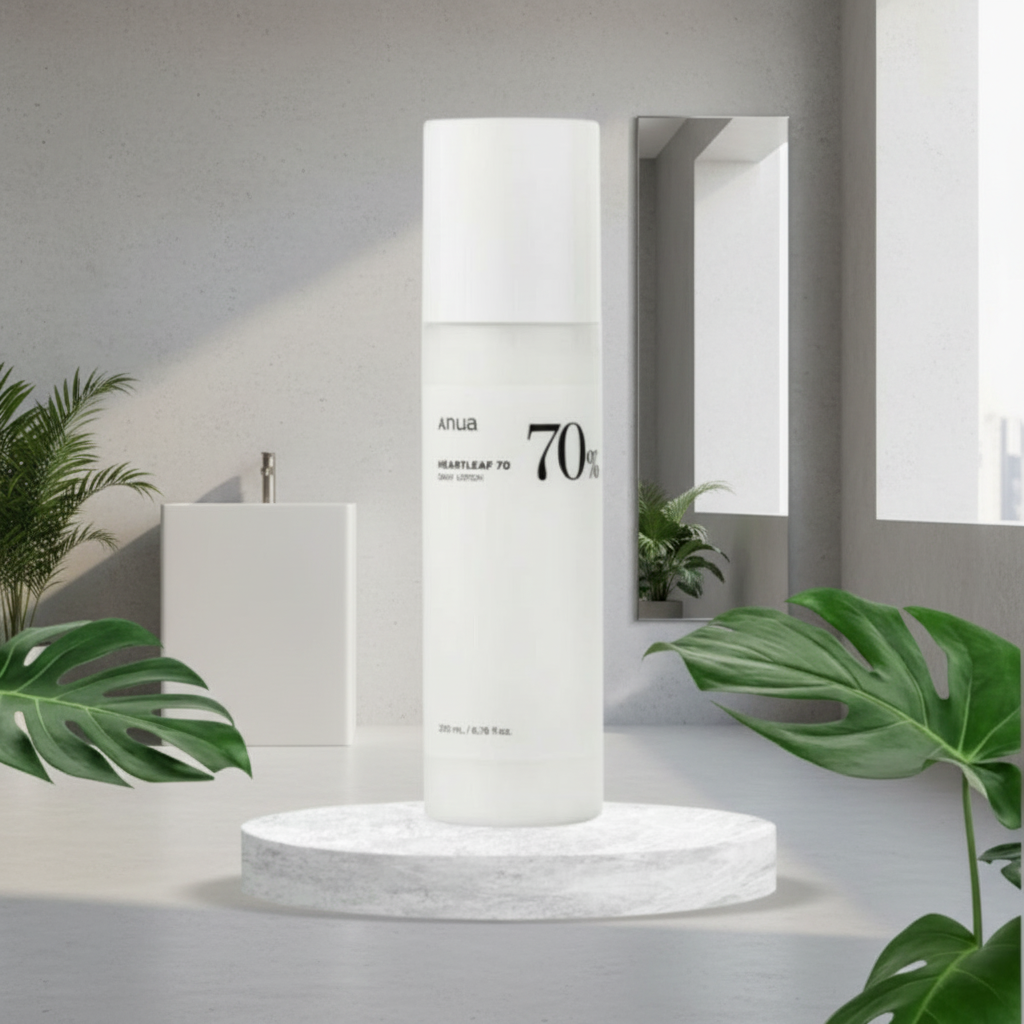 ANUA - Heartleaf 70% Daily Lotion - Zklidňující a hydratační emulze na obličej - 200 ml