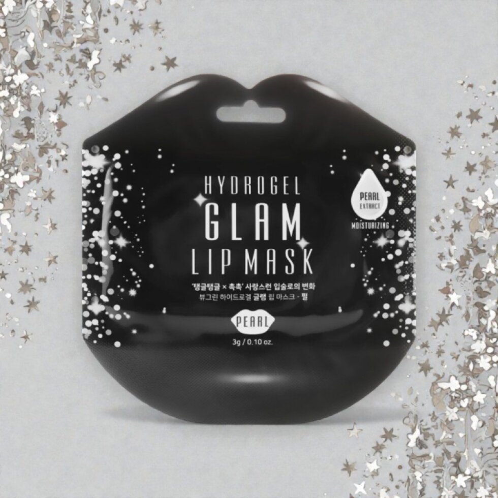 Beauugreen - Glam Lip Mask Pearl - Hydrogelová maska na rty - 1ks