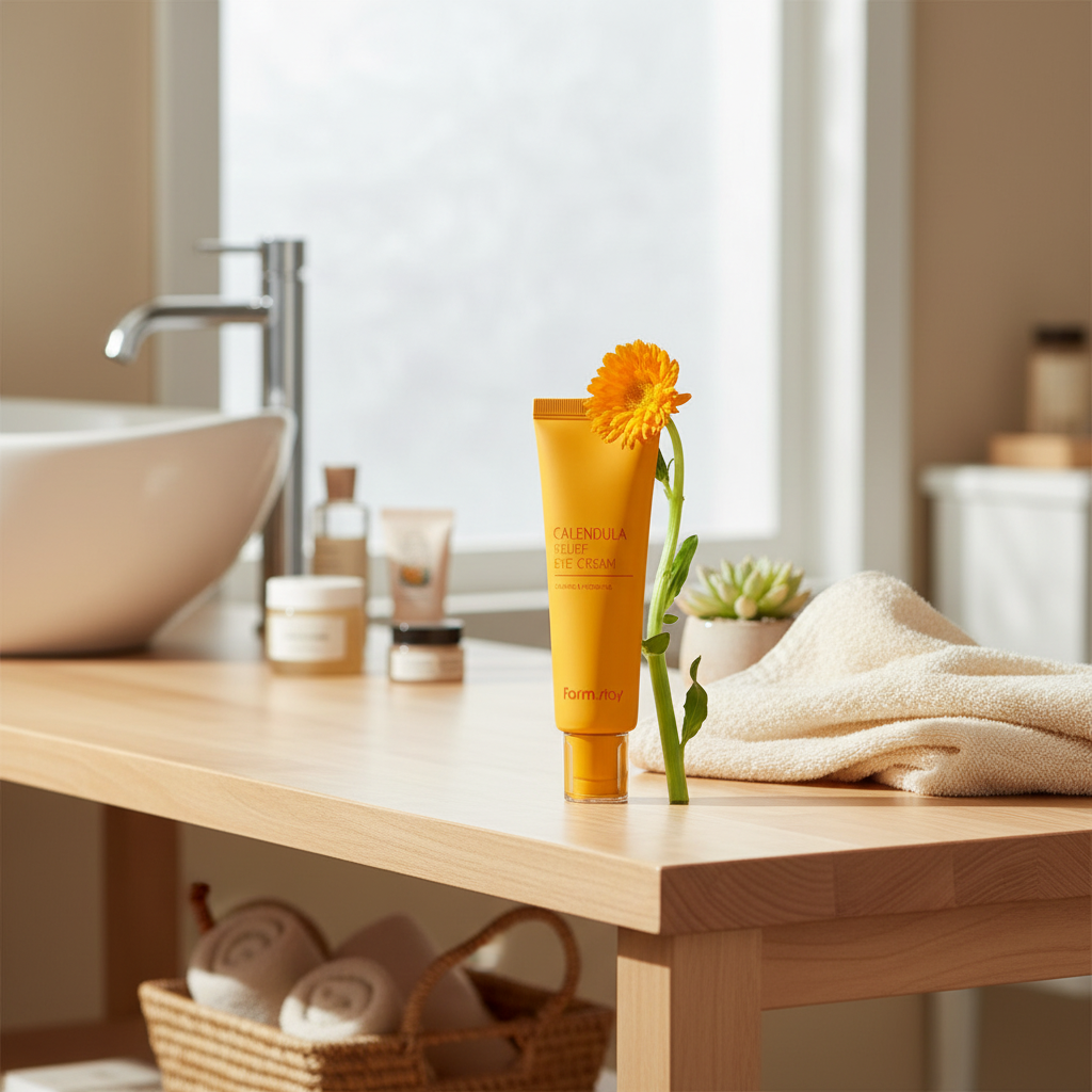 Farm Stay - Calendula Relief Eye Cream - Omlazující oční krém - 50 ml