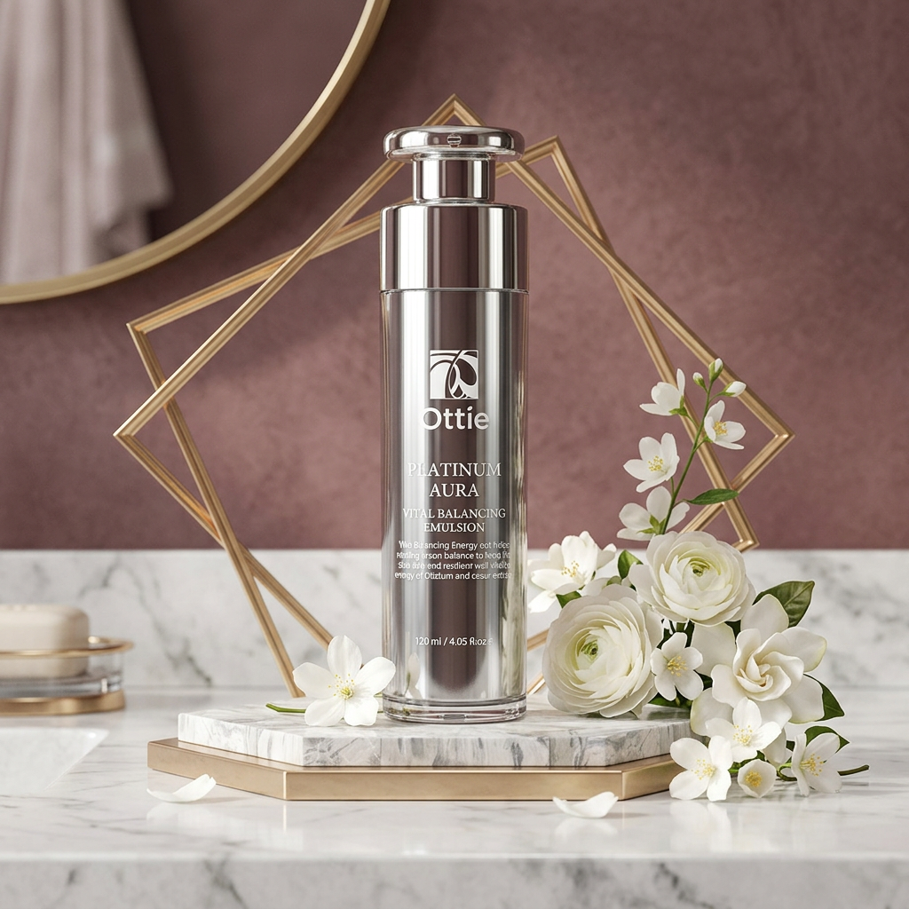 Ottie - Platinum Aura Vital Balancing Emulsion - Platinová emulze pro omlazení pleti - 120 ml