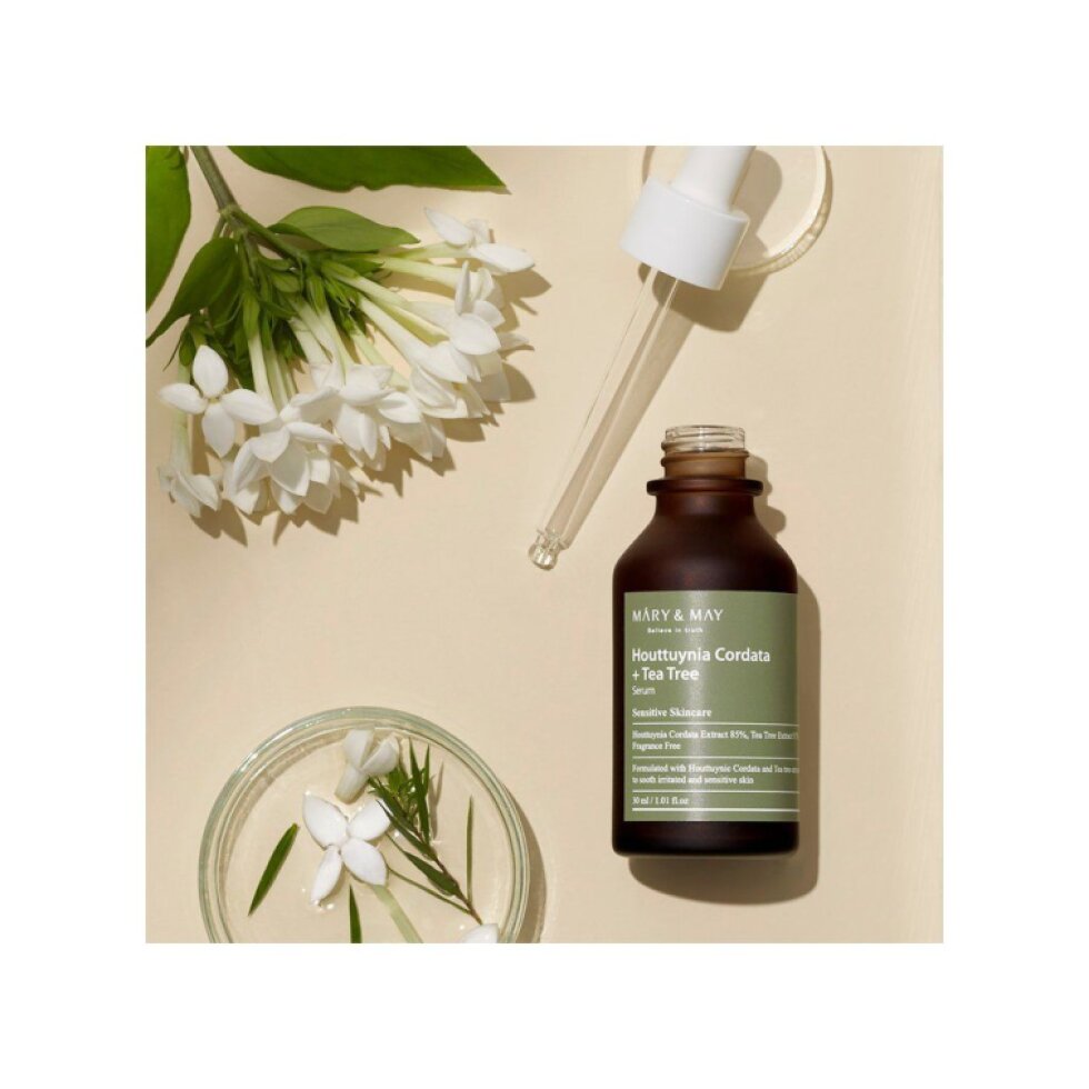 Mary & May - Houttuynia Cordata + Tea Tree Serum - Zklidňující sérum - 30 ml