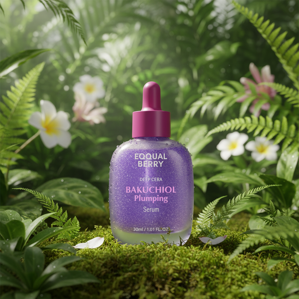 EQQUALBERRY - Bakuchiol Plumping Serum - Sérum s bakuchiolem pro zpevnění pórů a podporu mladistvého vzhledu - 30 ml
