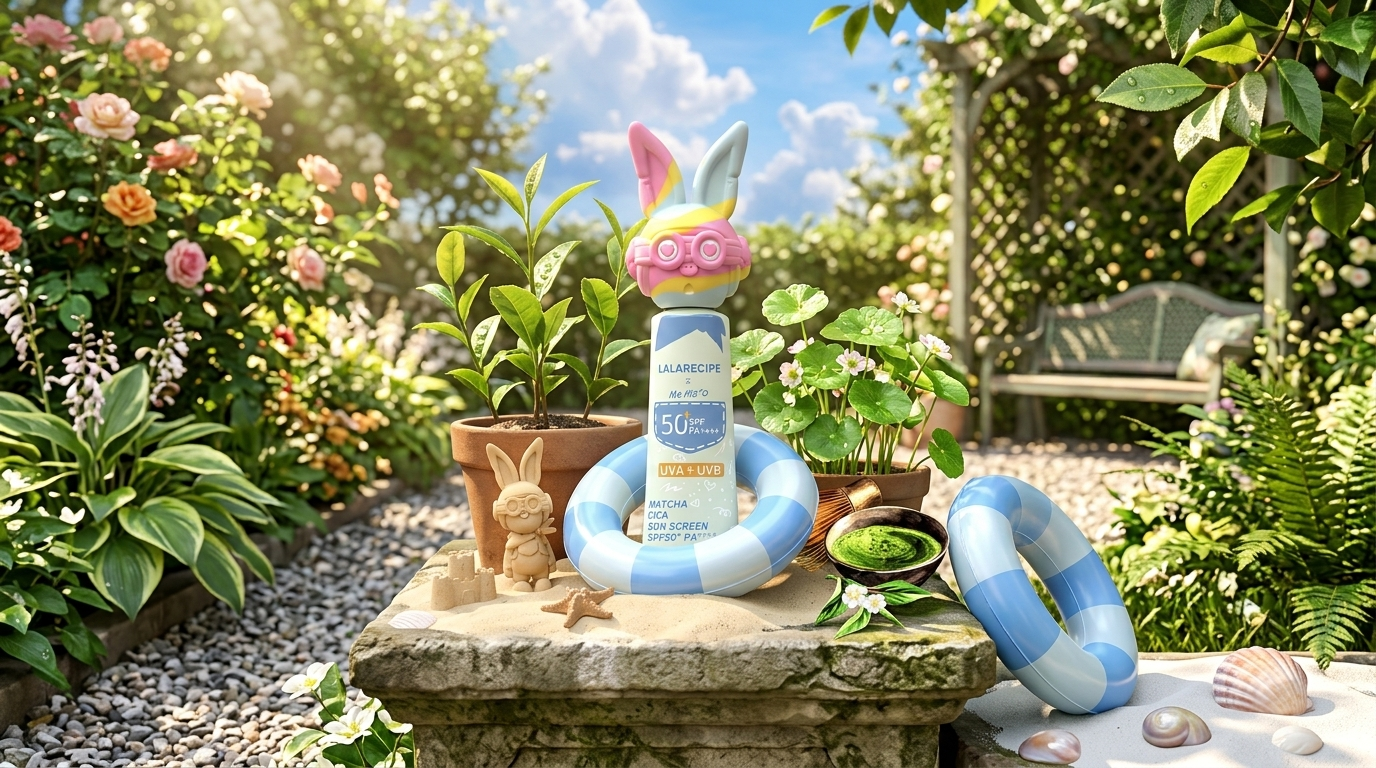 LALARECIPE - Matcha Cica Sunscreen – Zklidňující opalovací krém s matchou a cicou - 50 ml