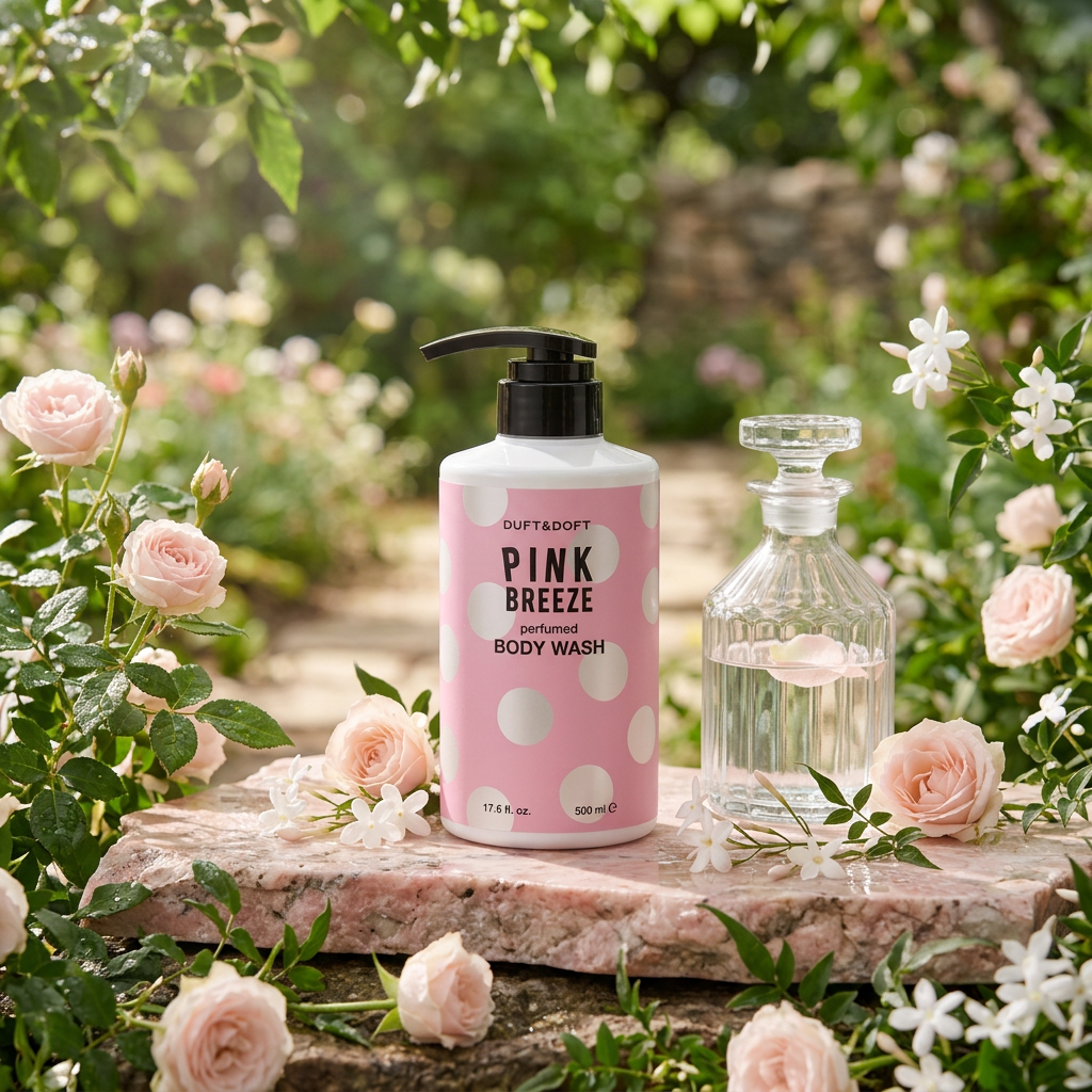 DUFT & DOFT - Pink Breeze Perfumed Body Wash - Parfémovaný sprchový gel Pink Breeze - 300 ml