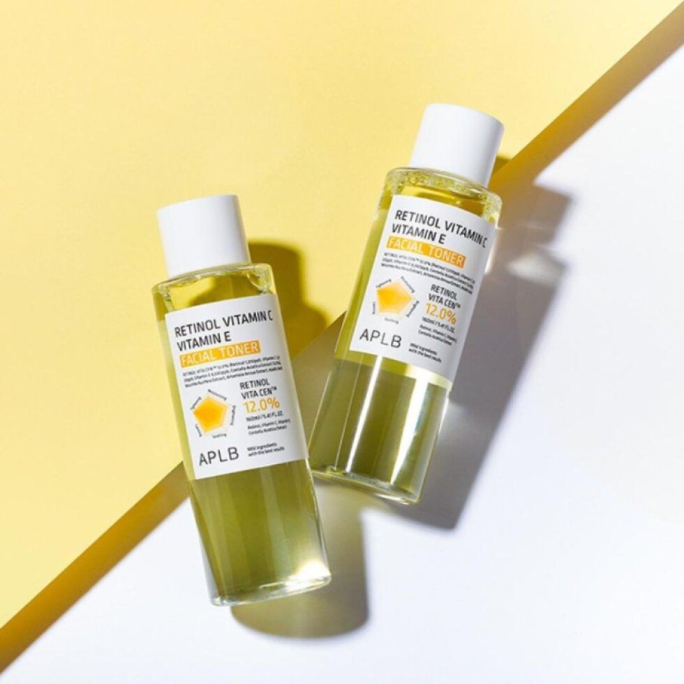 APLB - Retinol Vitamin C Vitamin E Facial Toner - Retinolový toner s vitaminem C a E - 160 ml