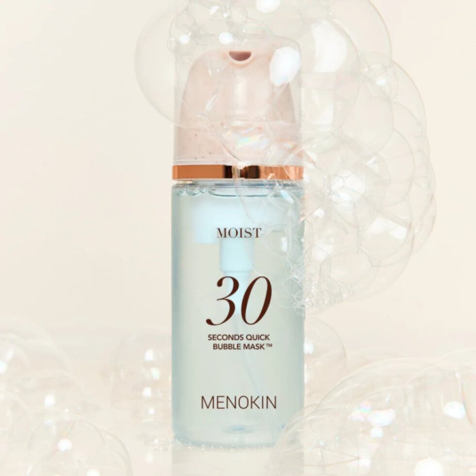 MENOKIN - 30 Seconds Quick Bubble Mask Moist - 30sekundové, bublinkové, hydratační sérum - 95 ml