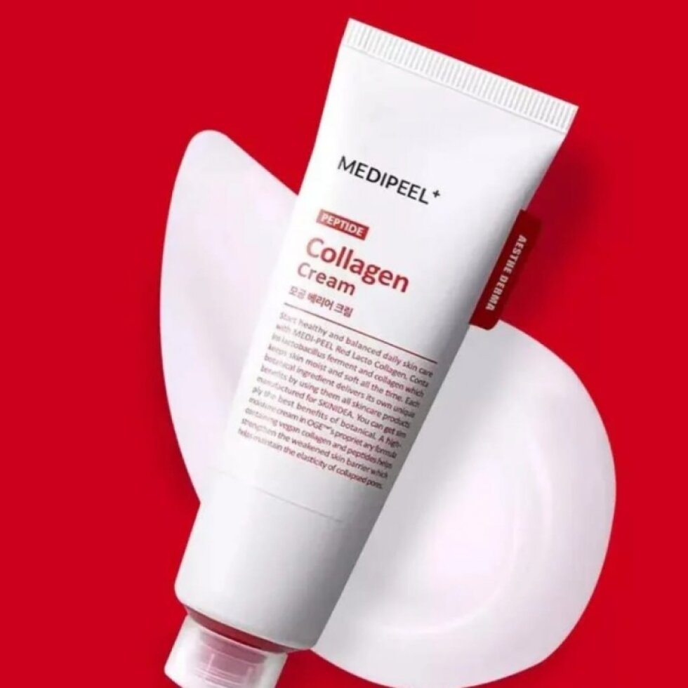 MEDI-PEEL - Red Lacto Peptide Collagen Barrier Cream - Kolagenový krém pro celkové zlepšení pleti - 80 ml