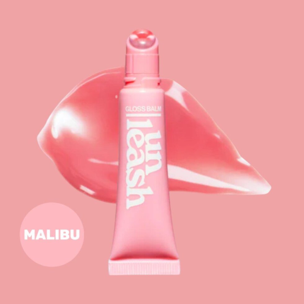 UNLEASHIA - Sunset Dazzle Gloss Balm MALIBU - Lesk na rty v odstínu MALIBU - 10 g