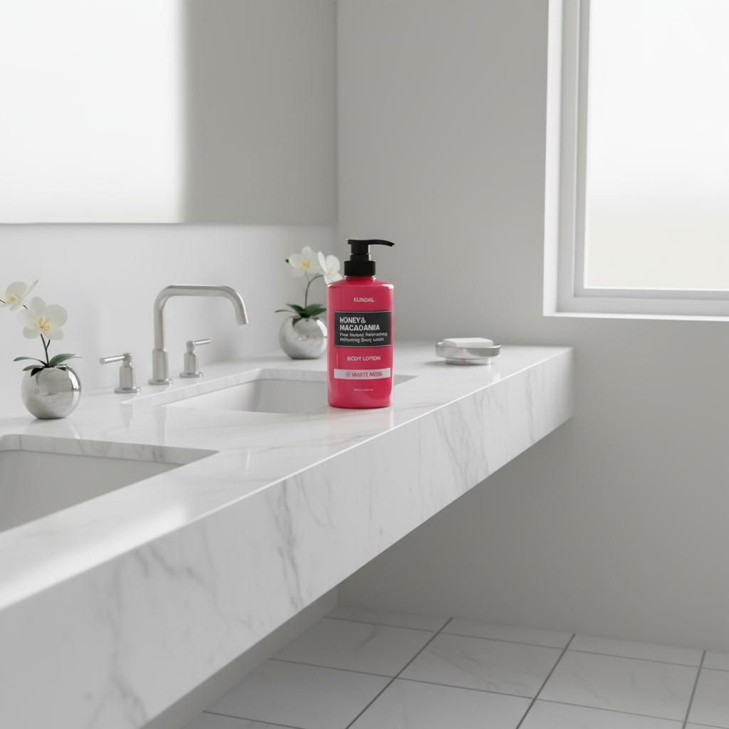 Kundal Honey&Macadamia Body Lotion - Vyživující, hydratační tělové mléko s medem s vůní WHITE MUSK - 500 ml