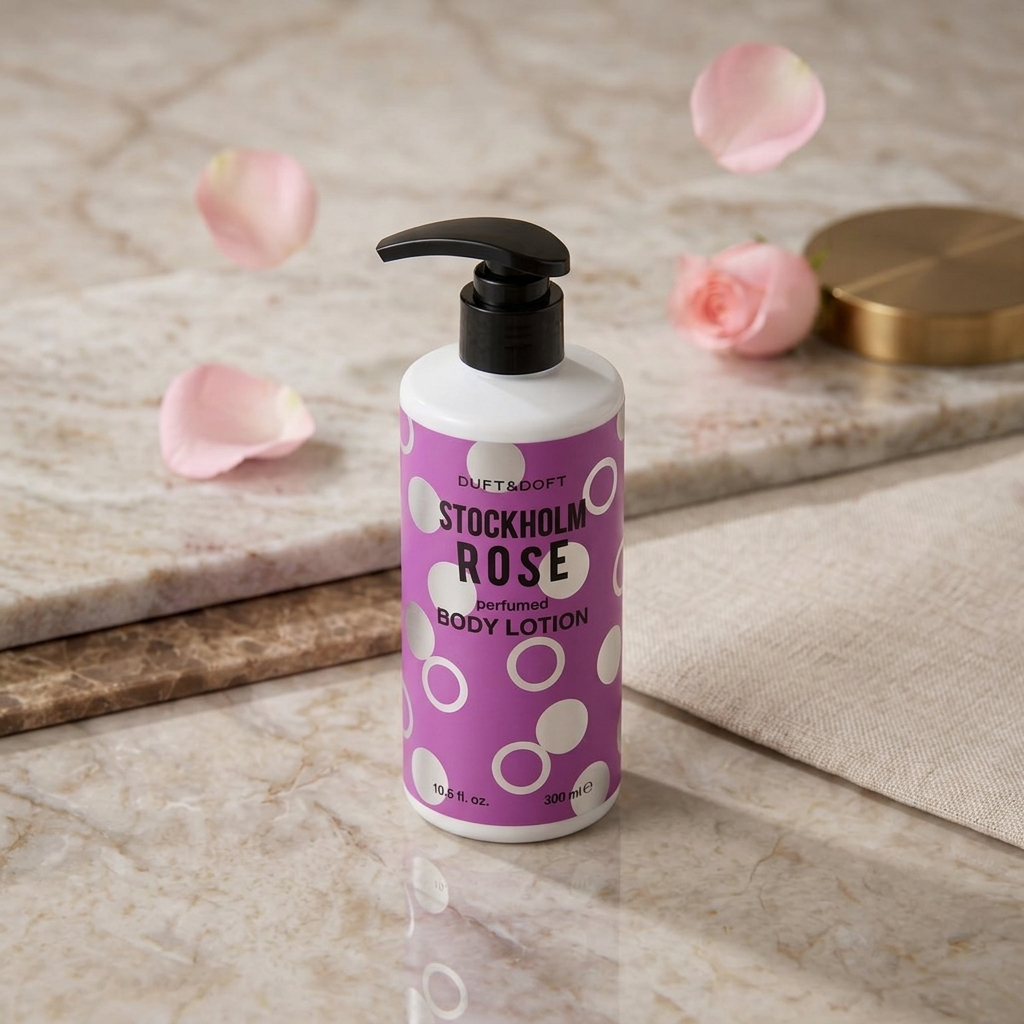 DUFT & DOFT - Stockholm Rose Perfumed Body Lotion - Parfémované tělové mléko Stockholm Rose - 300 ml