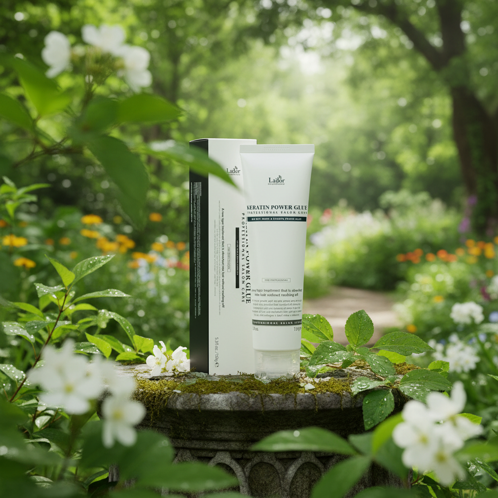 Lador - Keratin Power Glue - Bezoplachová vlasová péče s keratinem - 150 g