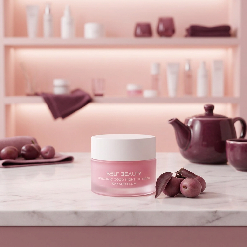 SELF BEAUTY - Uniconic Good Night Lip Mask Kakadu Plum - Noční maska na rty s kakadu švestkou - 14,5g