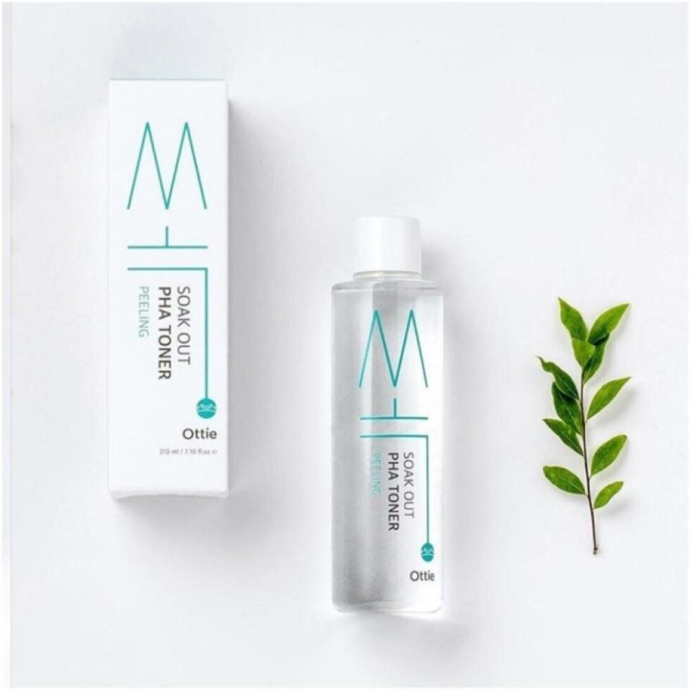 OTTIE - Soak Out PHA Toner - Exfoliační tonikum s PHA kyselinami - 210 ml