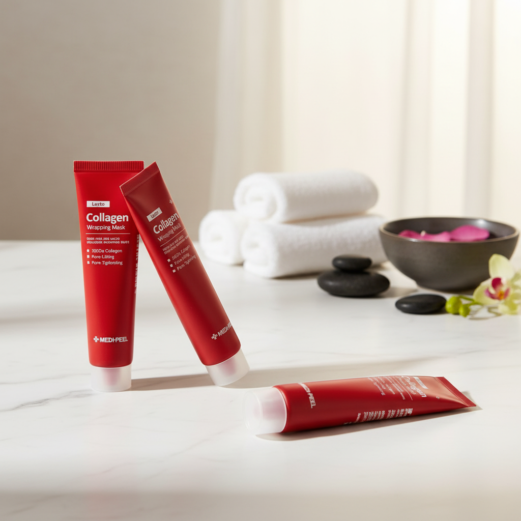 MEDI-PEEL - Lacto Collagen Wrapping Mask - Slupovací kolagenová maska - 70 ml