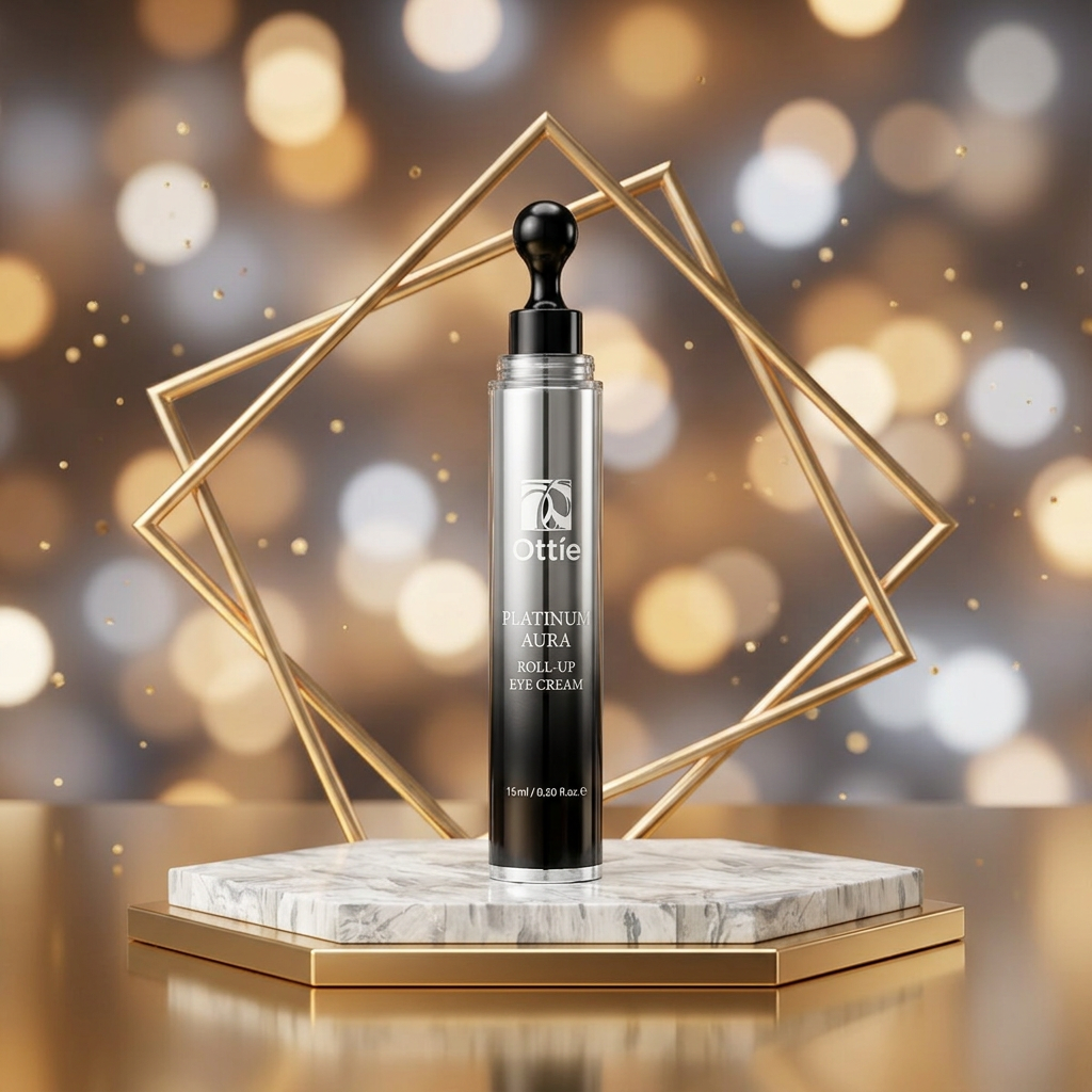 OTTIE - Platinum Aura Roll-Up Eye Cream - Oční krém s platinou pro efektivní omlazení pleti - 15 ml