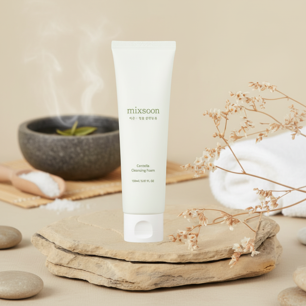MIXSOON - Centella Cleansing Foam - Čisticí pěna s pupečníkem asijským - 150 ml