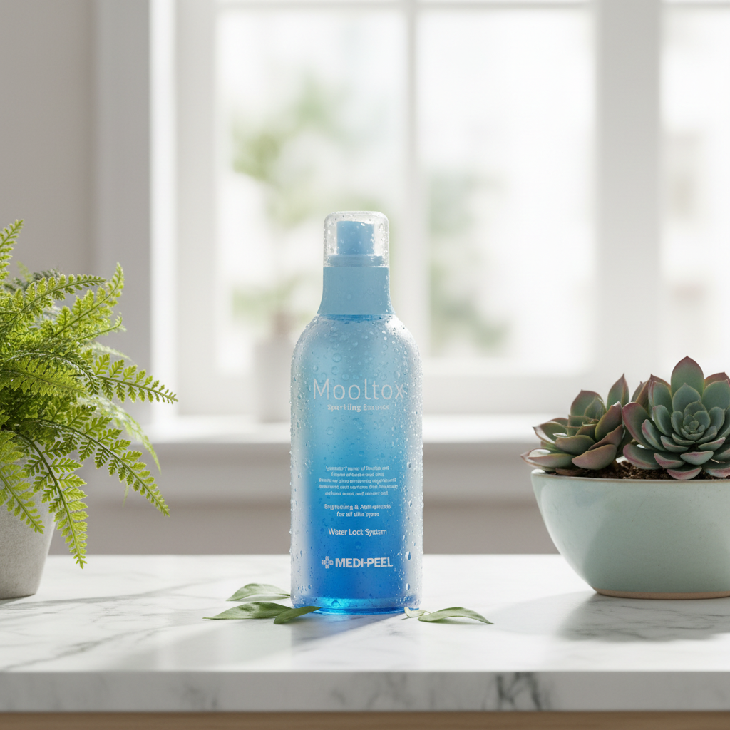 MEDI-PEEL - Aqua Mool Tox Sparkling Essence - Kyslíková pleťová esence - 100 ml