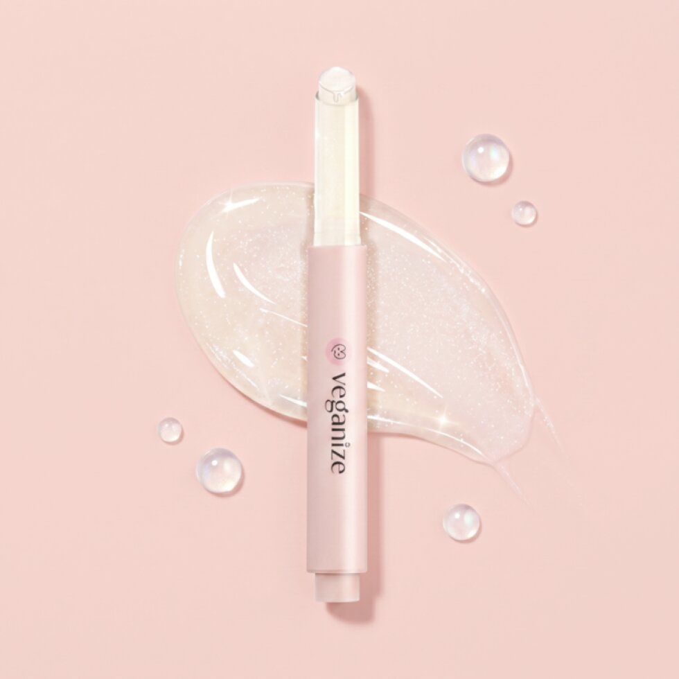 VEGANIZE - Collagen Lip Glass Balm 10. Champagne Gold - Kolagenový balzám na rty - 1,8 g