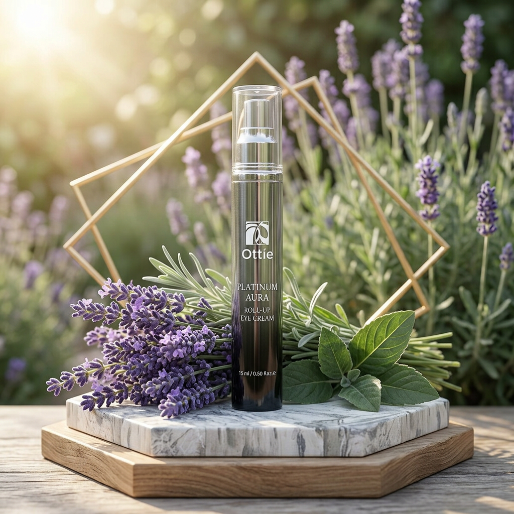 OTTIE - Platinum Aura Roll-Up Eye Cream - Oční krém s platinou pro efektivní omlazení pleti - 15 ml