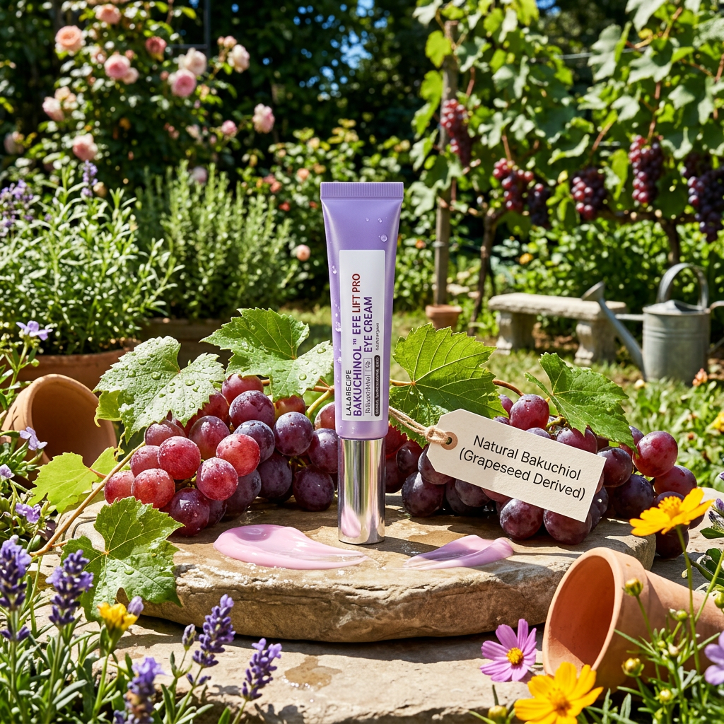 LALARECIPE - Bakuchinol Eye Cream EMS Lift Pro – Oční krém s bakuchinolem a EMS liftingovým aplikátorem - 15 ml